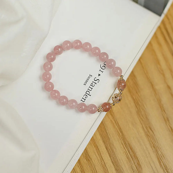 East Energy Rose Quartz Bracelet - Love & Romance