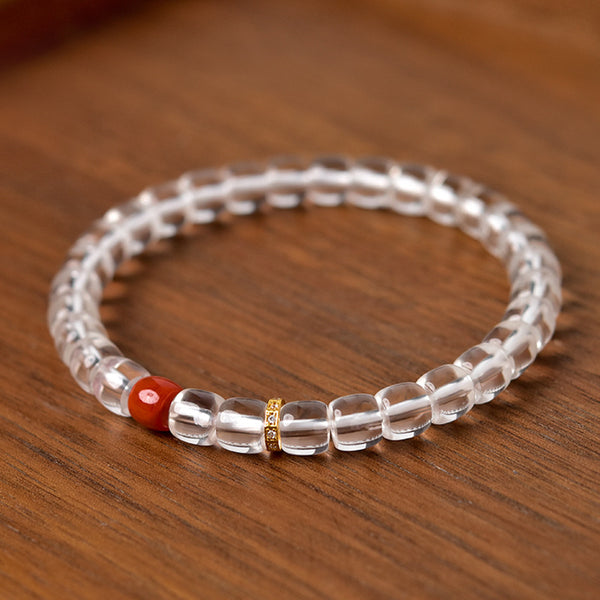 East Energy Vermillion Phoenix Purifier Bracelet Sacred Geometry Blood Vitality