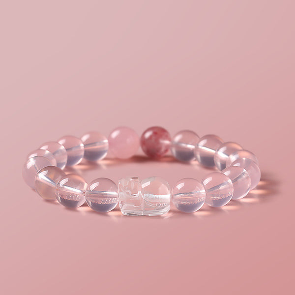 East Energy Peach Blossom Wealth Guardian Bracelet Love Magnetism Fortune Lock