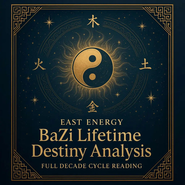 East Energy BaZi Lifetime Destiny Analysis Full Decade Cycle Reading